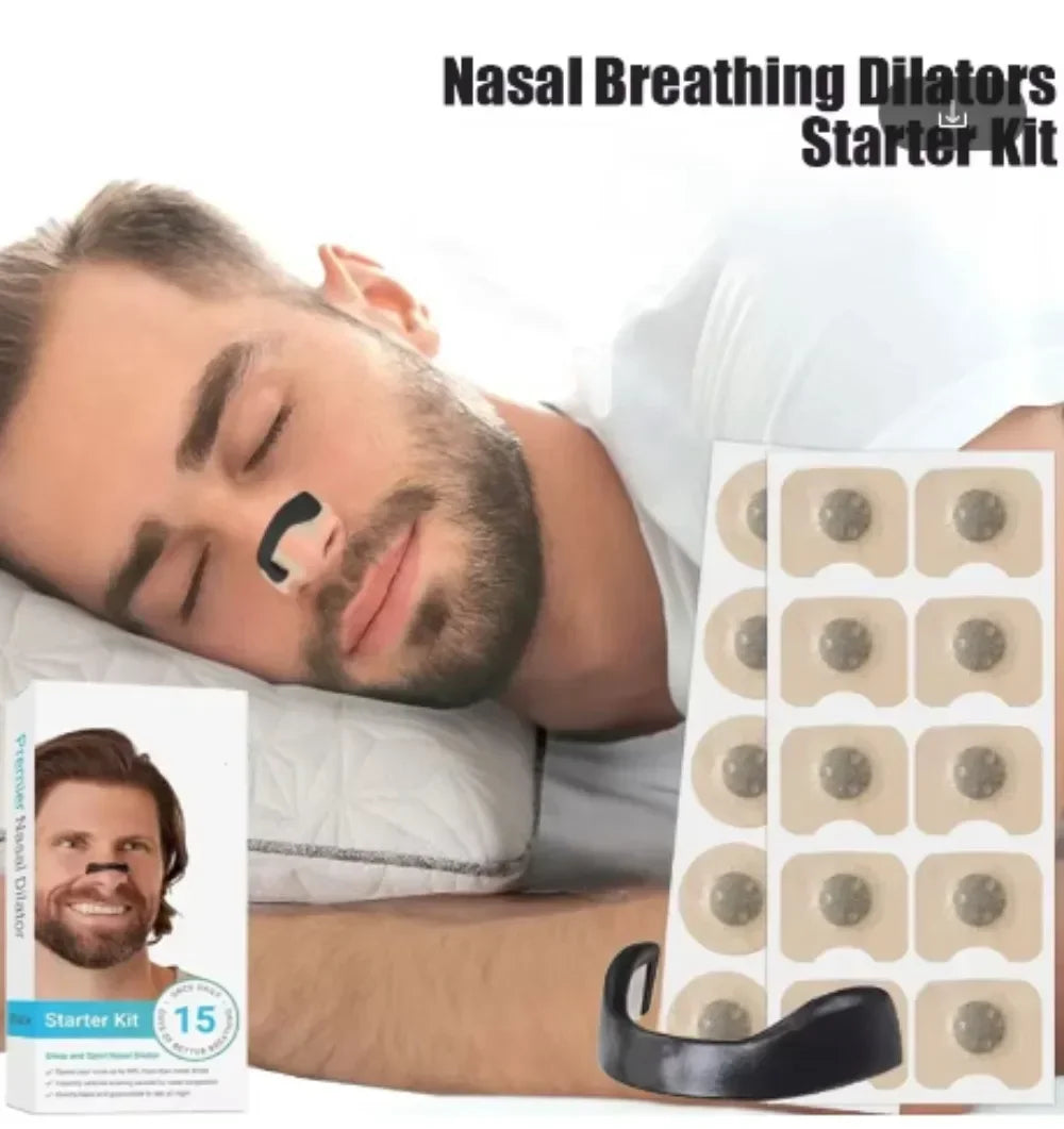 Magnetic Nasal Strips for Breathing | Anti Snoring Nose Clip | Skin Safe Slep Nasal Setrips | Nasal Dilators For Breathing | Instant Releif From Snoring | Anti Snoring Nose Clip
